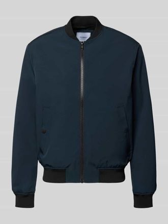 Mc Neal Regular Fit Bomberjacke mit Stehkragen in Marine, Gr&ouml;&szlig;e XXXL