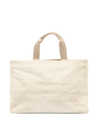 Liu Jo Medium knit tote bag - Neutrals