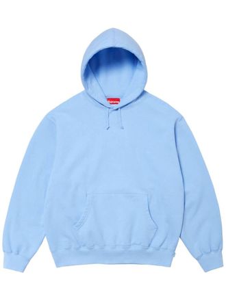 SUPREME Felpa Light Blue con applicazione