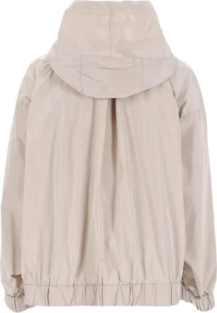 Max Mara Water-Repellent Taffeta Jacket - Beige