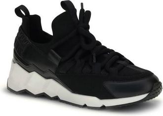 Pierre Hardy Womens Black Neoprene Athletic Sneakers