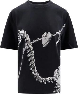 Burberry Stijlvolle T-shirts en Polos - Dames - T-shirts - Zwart - M - Tops