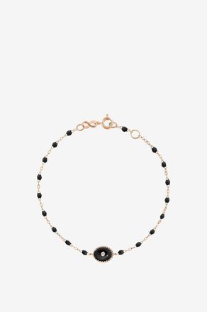 Gigi Clozeau Armband aus Ros&eacute;gold und Diamant &Eacute;toile Du Nord - Noir