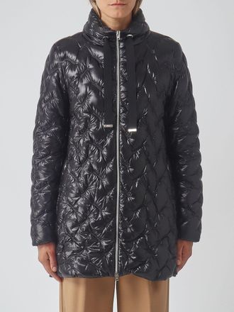 Herno Piumino lungo slim fit in nylon trapuntato con collo alto e zip