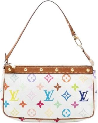 Louis Vuitton Pre-owned Shoulder Bags, female, White, Size: ONE SIZE Pre-owned Shoulder Bag