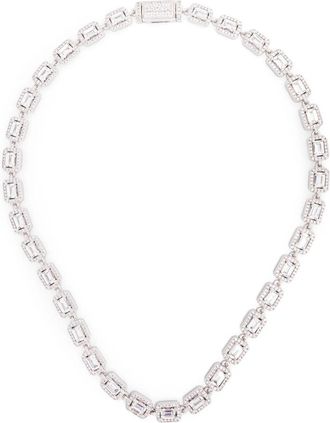 Darkai Tennis Baguette Necklace