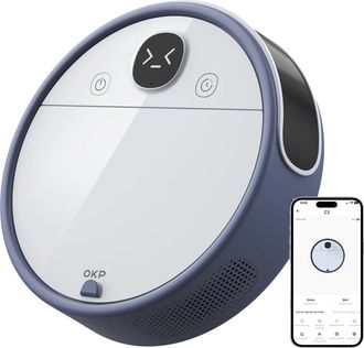 OEM Robot Aspirador Con Potente Succi&oacute;n De 6800 Pa, Control Por Wi-fi, Aplicaci&oacute;n Y Alexa, Y Recarga Autom&aacute;tica
