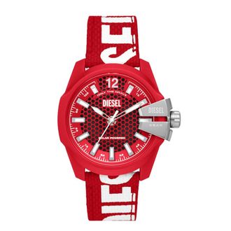 Diesel Baby Chief Red Dial Mens Watch DZ4619