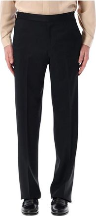 Lardini Tailored wollen broek - Heren - Nette broeken - Zwart - 2XL - Wol - Broeken