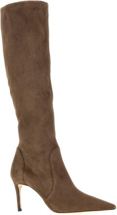 Stuart Weitzman Brown Suede Stuart-Power Boots