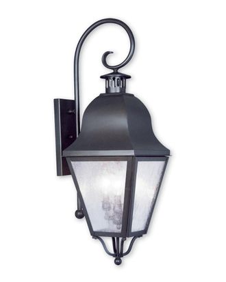 Livex Lighting Livex Amwell 3-Light Bronze Outdoor Wall Lantern