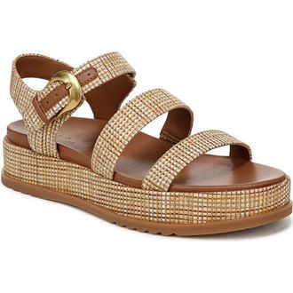 Naturalizer Zizi Platform Sandal in Natural Raffia at Nordstrom Rack, Size 7.5