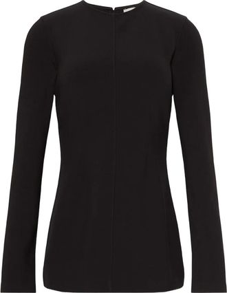Calvin Klein long-sleeved blouse - women - Elastane/Recycled Polyester - M - Black