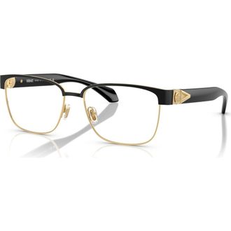Versace 57mm Square optical glasses in Black at Nordstrom