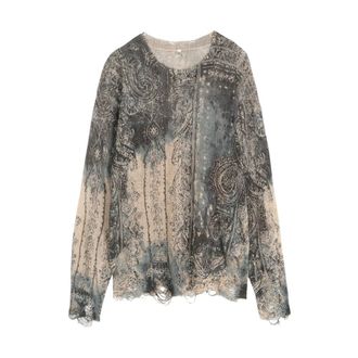 R13 Round-neck Knitwear, female, Multicolor, Size: M Pull Boyfriend
