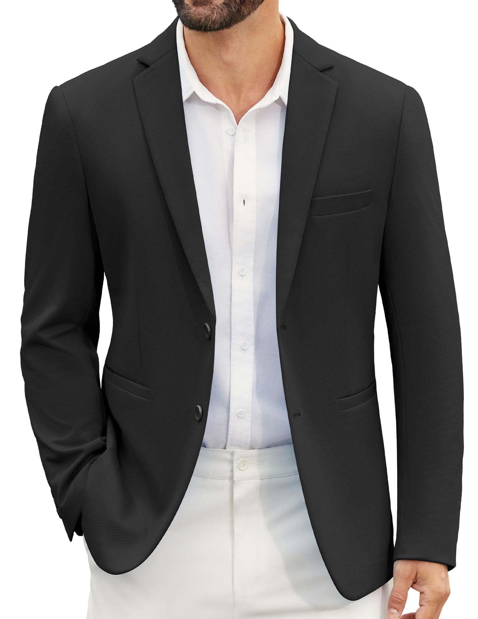 Produktbild von Herren Sakko Sportlich 1 Knöpfe Einfarbig Business Anzugjacke Für