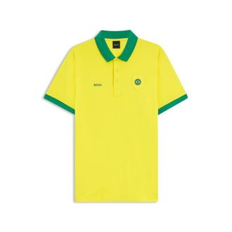 BOSS Paddy polo shirt with country flag