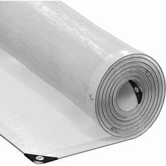 vidaXL Lona Transparente Con Ojales Polietileno 10x10 M Vidaxl