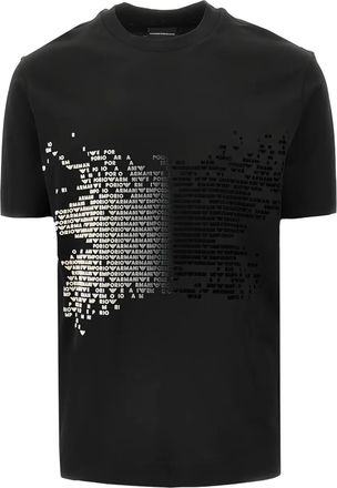 Emporio Armani T-shirt con stampa - Nero