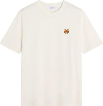 Maison Kitsun&eacute; Fox Head Baumwoll-T-Shirt