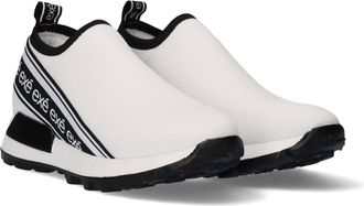Renato Garini Womens Comfortable Stretch Sneaker In White