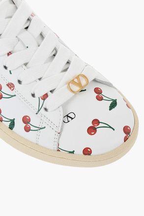 Valentino Sneakers CHERRY in Pelle Fantasia Valentino