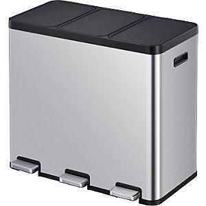 EKO Cubo De Basura Con Pedal Recycler Acero 60 L Colector