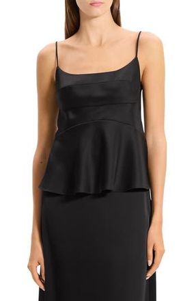 Theory Satin Camisole in Black at Nordstrom Rack, Size 0