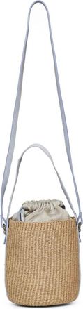 Chlo&eacute; Tassen, Dames, Beige, ONE Size, Katoen, Small Woody Basket Bag