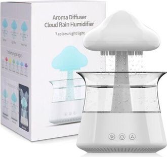 OEM Humidificador Cloud Air, Difusor De Aceites Esenciales Con 7 Luces Led De Colores, Difusor De Nano-niebla Y Humidificador Para Habitaciones Grandes, H