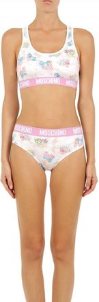 Moschino Multicolor Motif Sleepwear Set