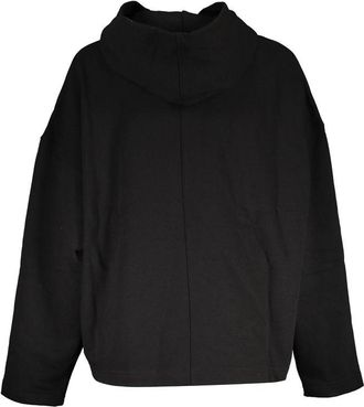 Calvin Klein Organic Cotton Logo Hoodie - Black