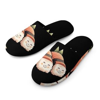 Generic Nori Sushi with Salmon Fish Mens House Slippers Slip Indoor Slipper On Shoes Warm Outdoor