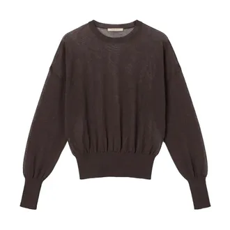 Paloma Wool Round-neck Knitwear, female, Brown, Size: XS Leds Knit Top