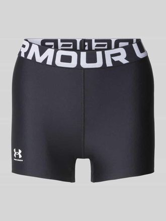 Under Armour Shorts mit elastischem Label-Bund Modell Authentics in Black, Größe L