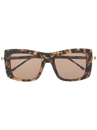 Thom Browne TB419 square frame sunglasses - unisex - Acetate - One Size