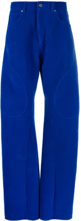 Off-white Flock Contour tapered trousers - men - Polyamide/Polyurethane/Viscose - S - Blue