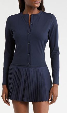 Lord & Taylor Rib Cardigan in Navy Blazer at Nordstrom, Size X-Large