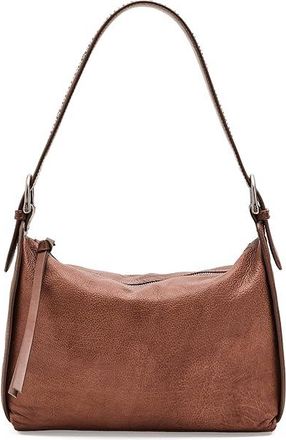 Frye Carla Studded Shoulder Shoulder Womens Handbags Cognac, Leather