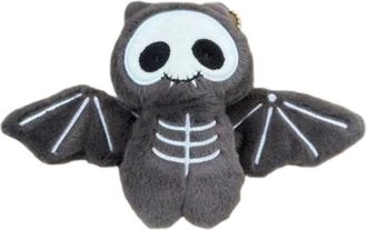 Generic Fun Cartoon Halloween Skeleton Bat Plush Doll Pendant Keychain Creative Cute Backpack Accessories For Children Holiday Gifts