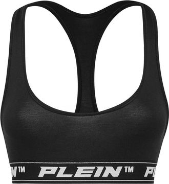 Philipp Plein Bra - Dames - BHs - Zwart - M - Katoen - Ondergoed