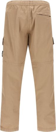 Stone Island Mens Beige Cotton Cargo Pants