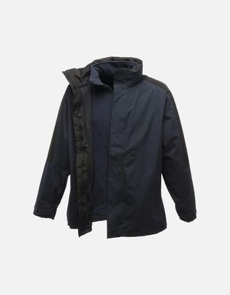 Regatta Mens Regatta Mens Defender III 3-In-1 Jacket (Waterproof & Windproof) - Navy - Size: 44/Regular