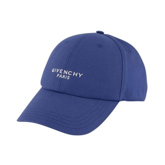 Givenchy Paris Embroidered Cap - male - Givenchy - Hats & Caps - Blue - ONE SIZE - Accessories
