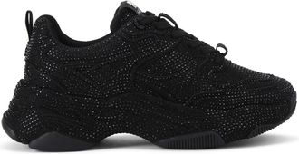 Kurt Geiger Womens Luster Sneakers - Black Fabric - Size UK 4