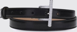 Alexander McQueen Belt MCQUEEN Woman color Black