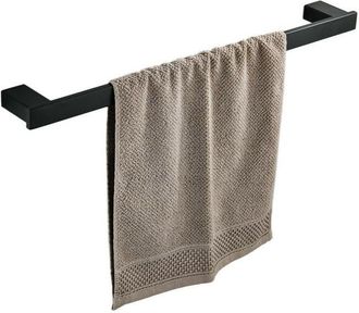 OEM Toallero De Ba&ntilde;o, Barra Para Toallas De Pared Fabricada En Acero Inoxidable Sus 304, Barra Individual, 61 Cm, Color Negro
