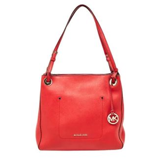 Michael Kors Pre-owned Leren Tote - Dames - Pre-owned - Rood - Maat: ONE Size Leer