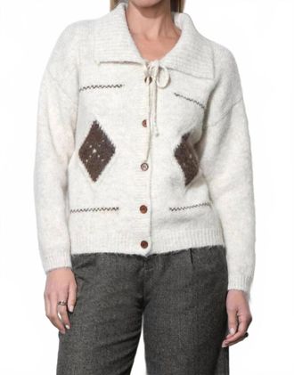 Greylin Lola Ultra Soft Cardigan In Heather Oatmeal