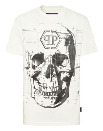 Philipp Plein T-Shirt Ronde Hals Ss Skull